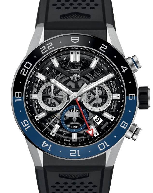 Tag Heuer Carrera Chronograph Steel/Ceramic 45mm Black Dial CBG2A1Z.FT6157 - BRAND NEW