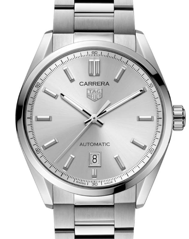 Tag Heuer Carrera Date Stainless Steel 39mm Grey Dial WBN2111.BA0639 - BRAND NEW