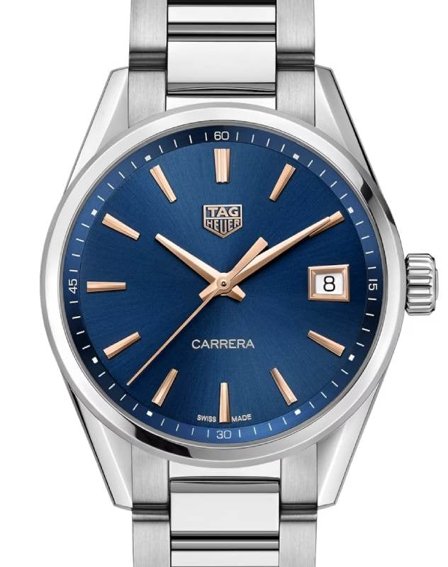 Tag Heuer Carrera Quartz Stainless Steel 36mm Blue Dial WBK1312.BA0652 - BRAND NEW