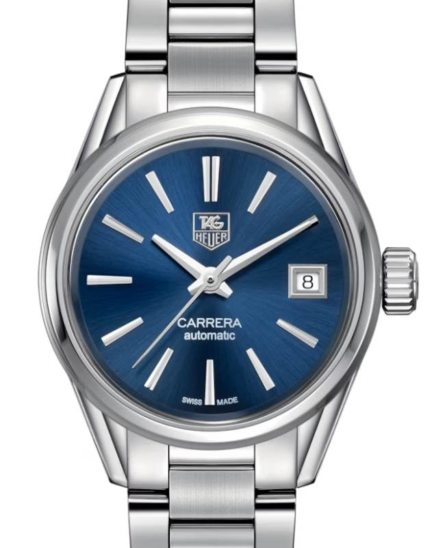 Tag Heuer Carrera Stainless Steel 28mm Blue Dial WAR2419.BA0776 - BRAND NEW