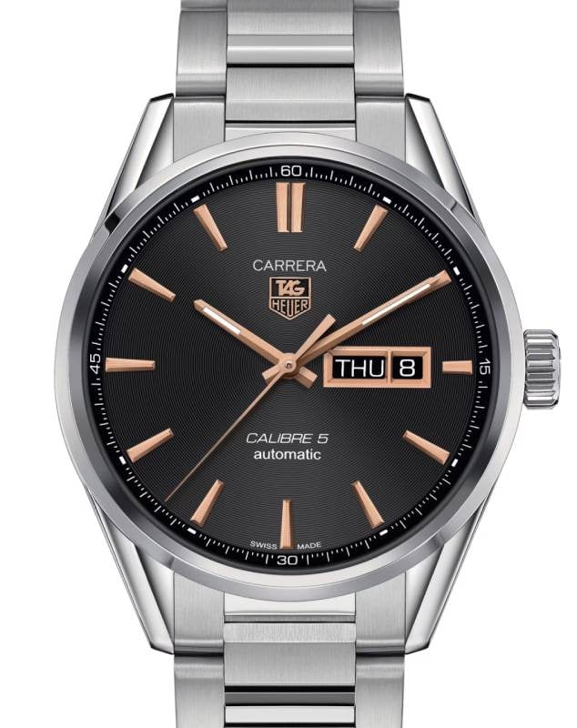 Tag Heuer Carrera Stainless Steel 41mm Black Dial WAR201C.BA0723 - BRAND NEW