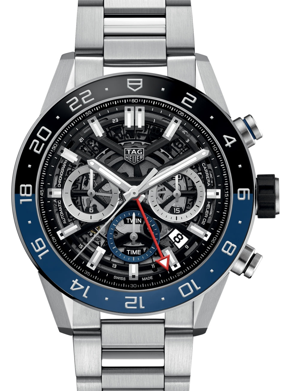 Tag Heuer Carrera Chronograph Stainless Steel Black Dial CBG2A1Z.BA0658 - BRAND NEW