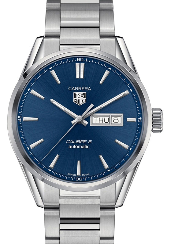 Tag Heuer Carrera Stainless Steel Blue Index Dial & Stainless Steel Bracelet CBG2A11.BA0654 - BRAND NEW