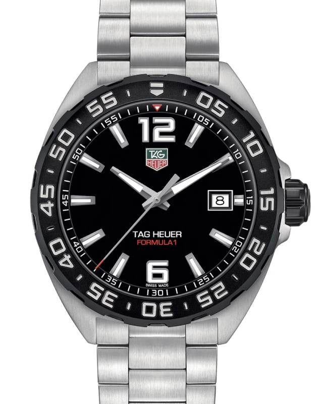 TAG Heuer Formula 1 Quartz Stainless Steel 41mm Black Dial WAZ1110.BA0875 - BRAND NEW