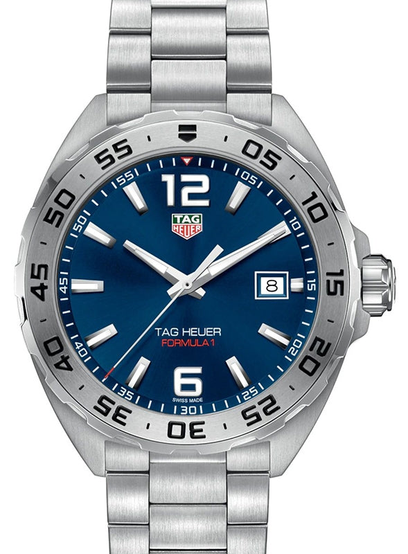 Tag Heuer Formula 1 Stainless Steel Blue Index Dial & Stainless Steel Bracelet WAZ1118.BA0875 - BRAND NEW