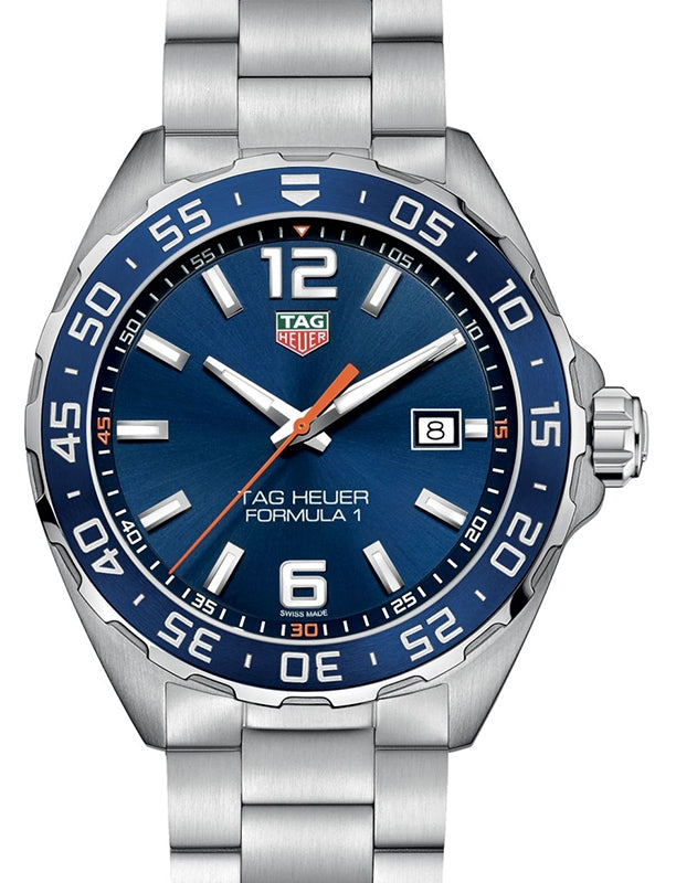Tag Heuer Formula 1 Quartz Stainless Steel 43mm Blue Dial WAZ1010.BA0842 - BRAND NEW