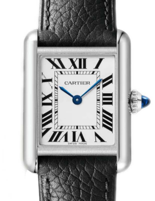 Tank Must de Cartier Small Solarbeat Photovoltaic Steel Silver Dial WSTA0137