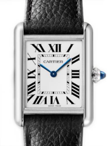 Tank Must de Cartier Large Solarbeat Photovoltaic Steel Silver Dial WSTA0138
