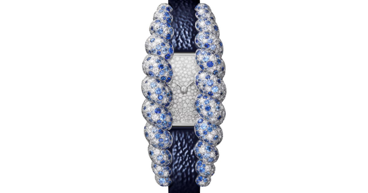 Cartier Tressage Quartz 18K White Gold Brilliant-Cut Diamonds Dial HPI01691 - BRAND NEW