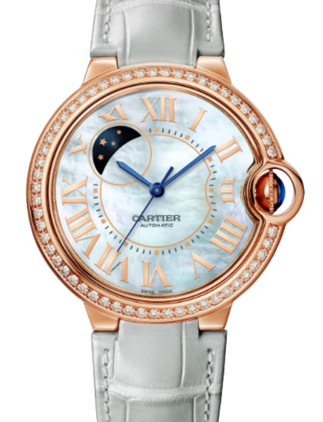 Cartier Ballon de Cartier 36mm Rose Gold Mother of Pearl Dial WJBB0086 - BRAND NEW
