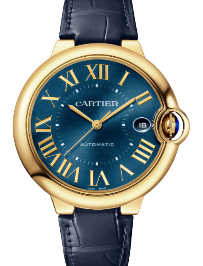 Cartier Ballon de Cartier 40mm Yellow Gold Blue Sunray Dial WGBB0063 - BRAND NEW