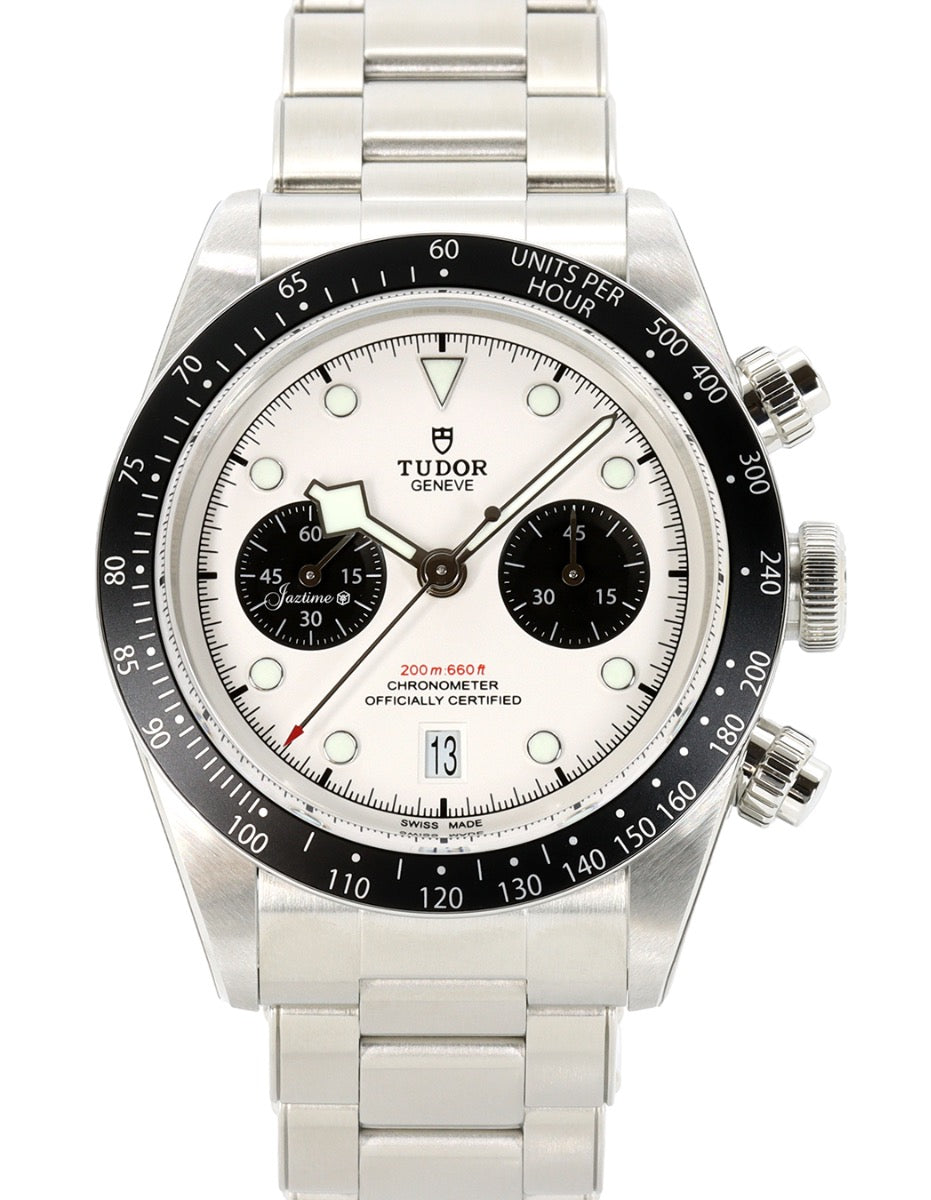 Tudor Black Bay Chrono Stainless Steel Silver Dial 41mm Bracelet M79360N-0002