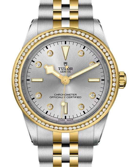 Tudor Black Bay One 39mm S&G Steel Silver Diamonds Dial M79673-0006 - BRAND NEW