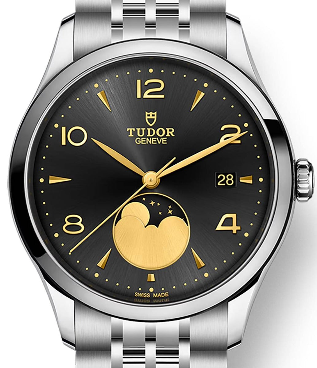 Tudor 1926 Luna 39mm Steel Black Dial M91560-0003