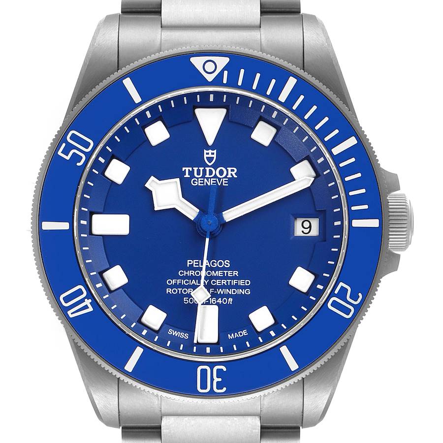 Tudor Pelagos 25600TB Blue Men's 42mm Titanium 500M Blue Rubber BRAND NEW