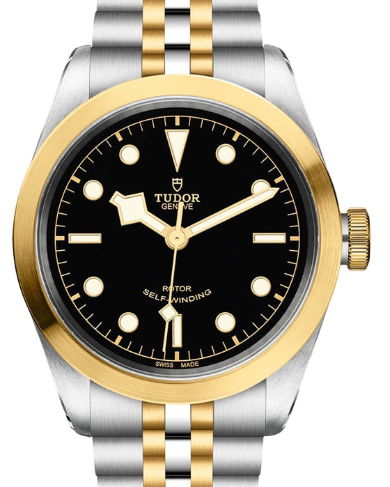 Tudor Black Bay 41 S&G Stainless Steel 41mm Black Dial Steel and Gold Bracelet 79543-0001 - Brand New