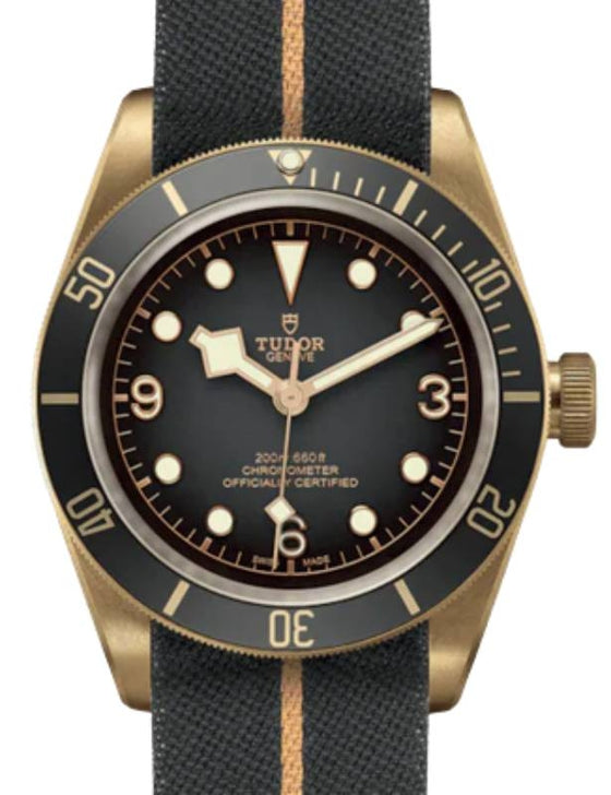 Tudor Black Bay Bronze 43mm Black Dial Fabric Strap M79250BA-0002
