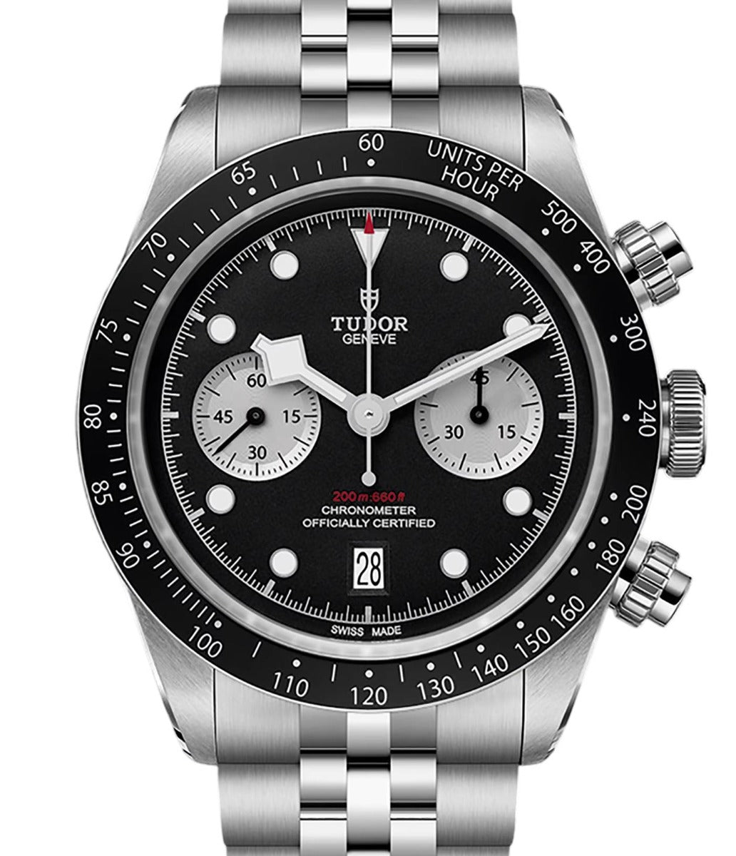Tudor Black Bay Chrono Steel Black Dial 41mm Bracelet M79360N-0013 - BRAND NEW