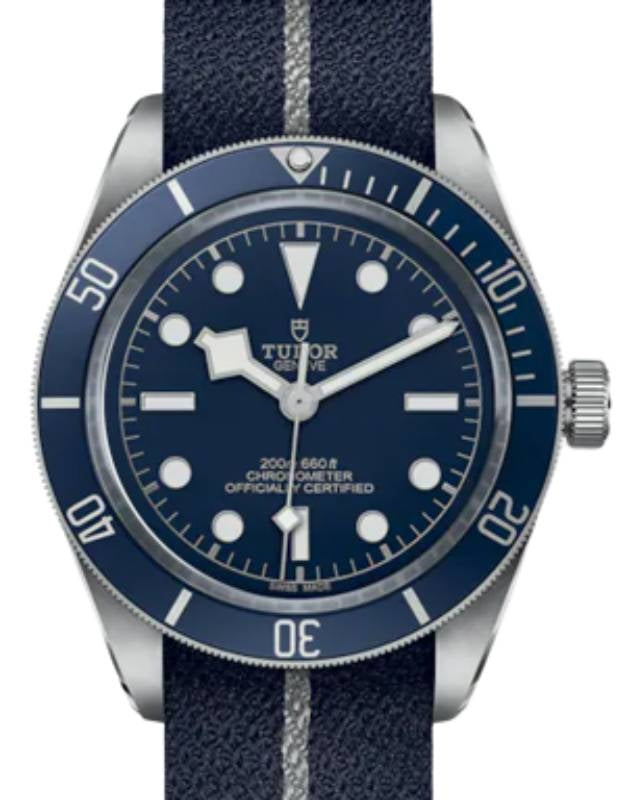 Tudor Black Bay 58 Stainless Steel 39mm Blue Dial Fabric Strap M79030B-0003