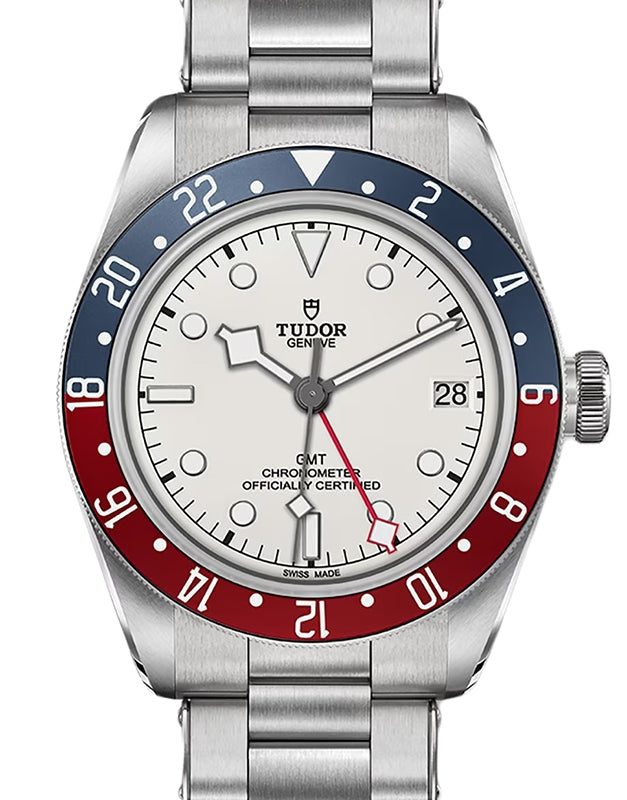 Tudor Black Bay GMT "Pepsi" Steel 41mm Opaline Dial Bracelet M79830RB-0010