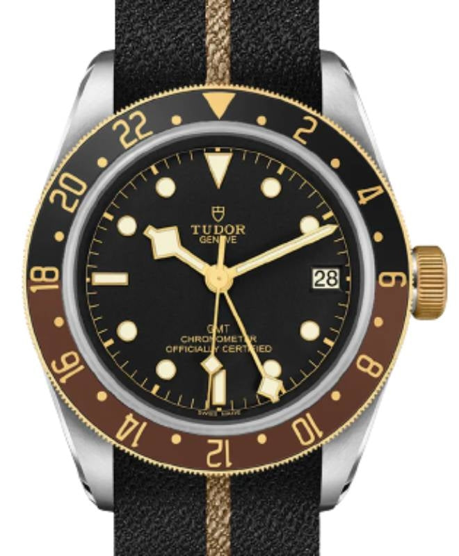 Tudor Black Bay GMT S&G Steel Black Dial Fabric Strap 41mm M79833MN-0004