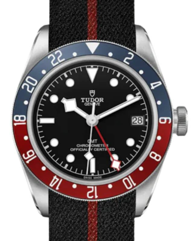Tudor Black Bay GMT Steel Black Dial Fabric Strap 41mm M79830RB-0003