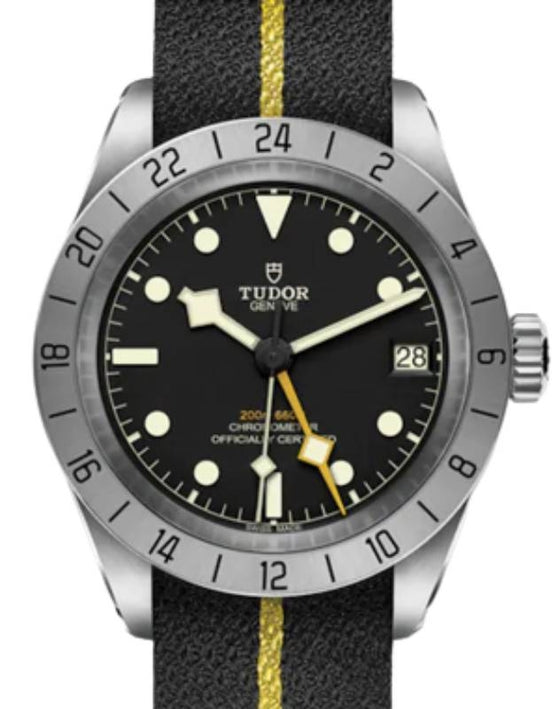 Tudor Black Bay PRO Steel Black Dial Fabric Strap 39mm M79470-0002