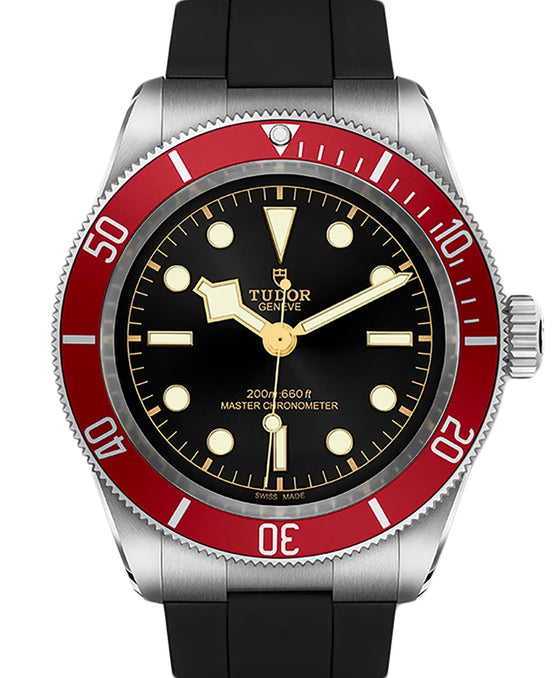 Tudor Black Bay Steel 41mm Black Dial Rubber Strap M7941A1A0RU-0002