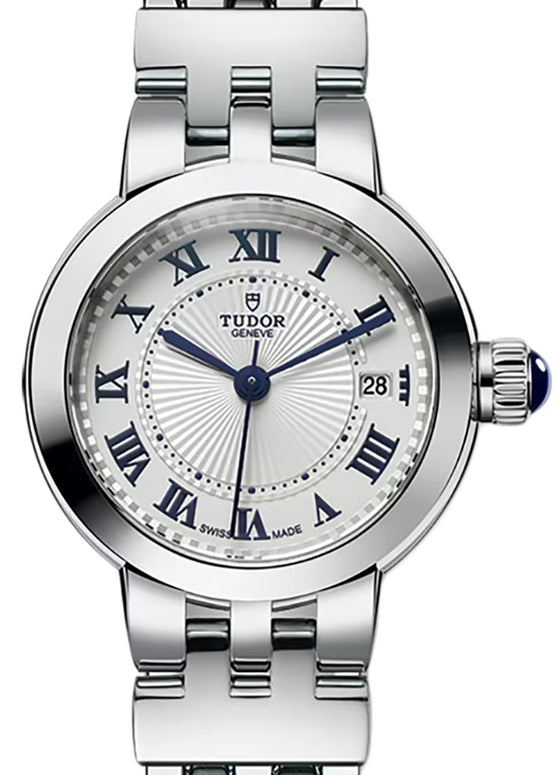 Tudor Clair De Rose Steel 26mm Silver Opaline Dial M35200-0001
