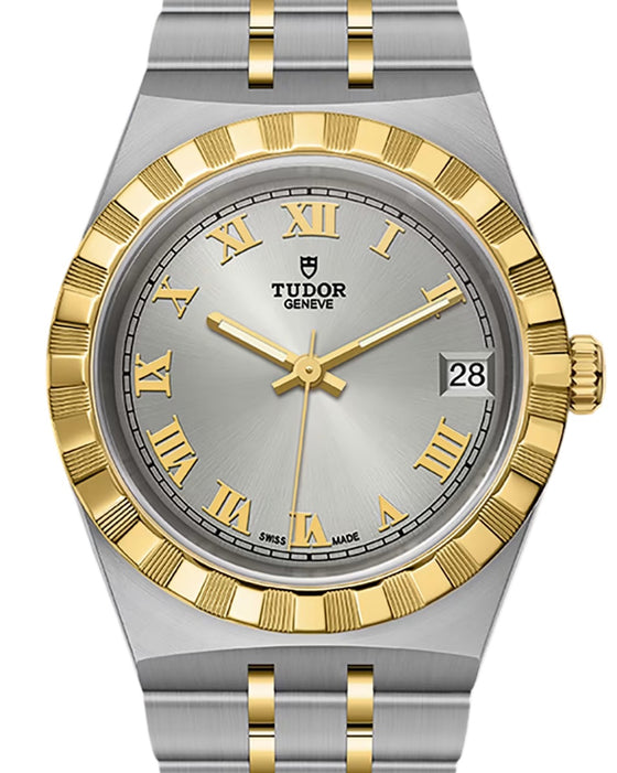 Tudor Royal Steel Yellow Gold 34mm Silver Dial M28403-0001 - BRAND NEW
