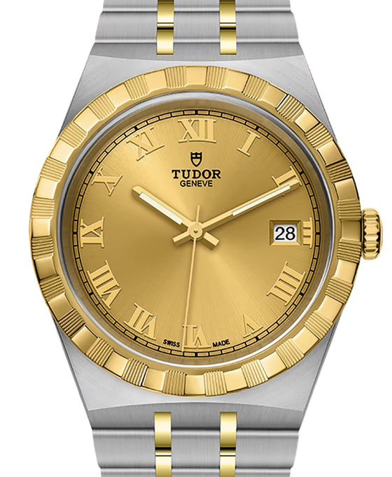 Tudor Royal Steel Yellow Gold 38mm Champagne Dial M28503-0003 - BRAND NEW