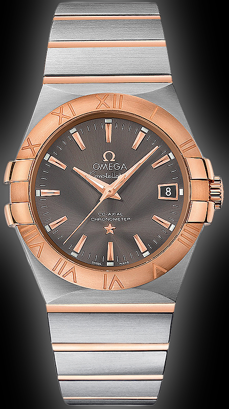 OMEGA 123.50.38.21.63.001 CONSTELLATION CO-AXIAL 38mm RED GOLD - BRAND NEW