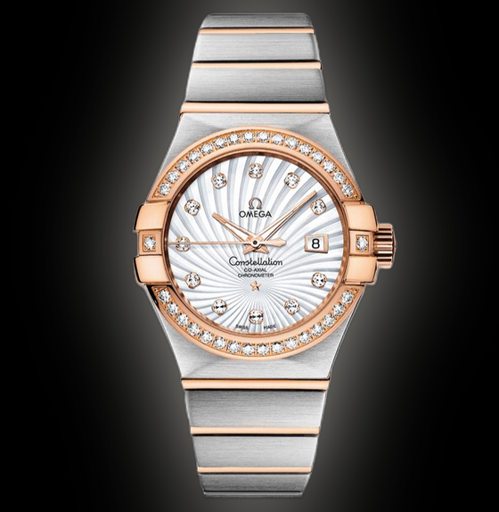 OMEGA 123.55.31.20.55.008 CONSTELLATION CO-AXIAL 31mm RED GOLD BRAND NEW