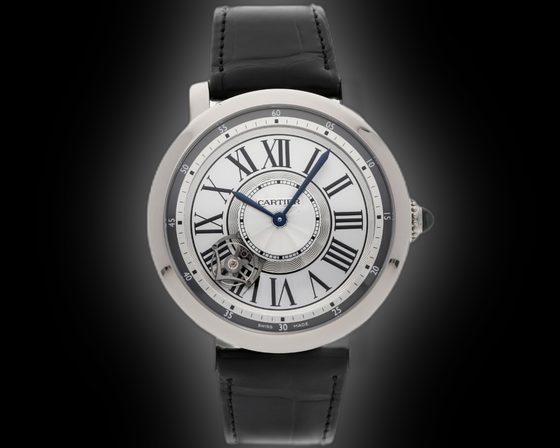CARTIER W1556214 ROTONDE DE CARTIER 46MM 18K WHITE GOLD BRAND NEW