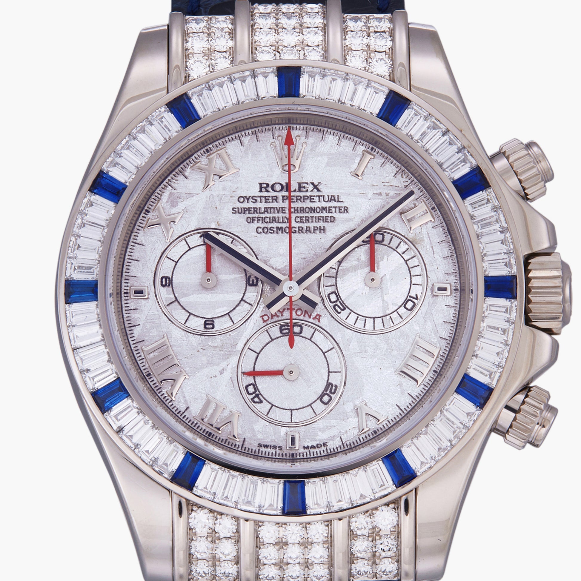 Rolex Cosmograph Daytona 40 mm 116599-PVEDADBLKL bnib White Gold/Diamonds Luminous