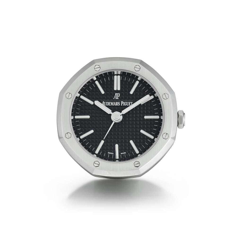 Audemars Piguet Royal Oak Alarm Desk Clock 40 mm AP Royal Oak Desk Clock Steel Black