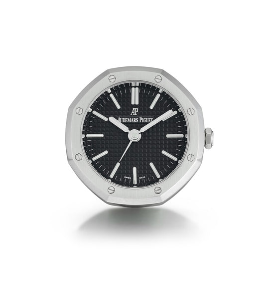 Audemars Piguet Royal Oak Alarm Desk Clock 40 mm AP Royal Oak Desk Clock Steel Black