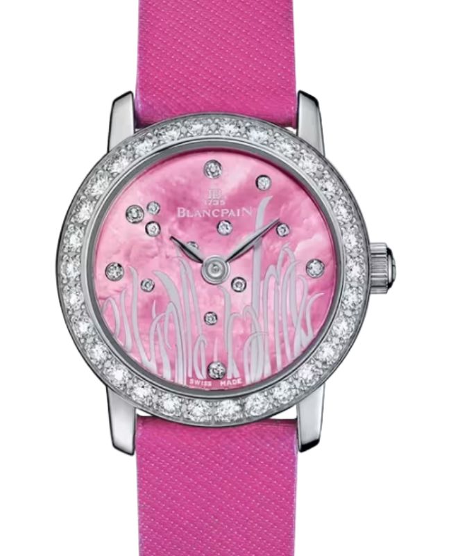 Blancpain Ladybird Ultraplate White Gold 21.5mm Pink Mother of Pearl Dial 0062 1954G 52A - BRAND NEW