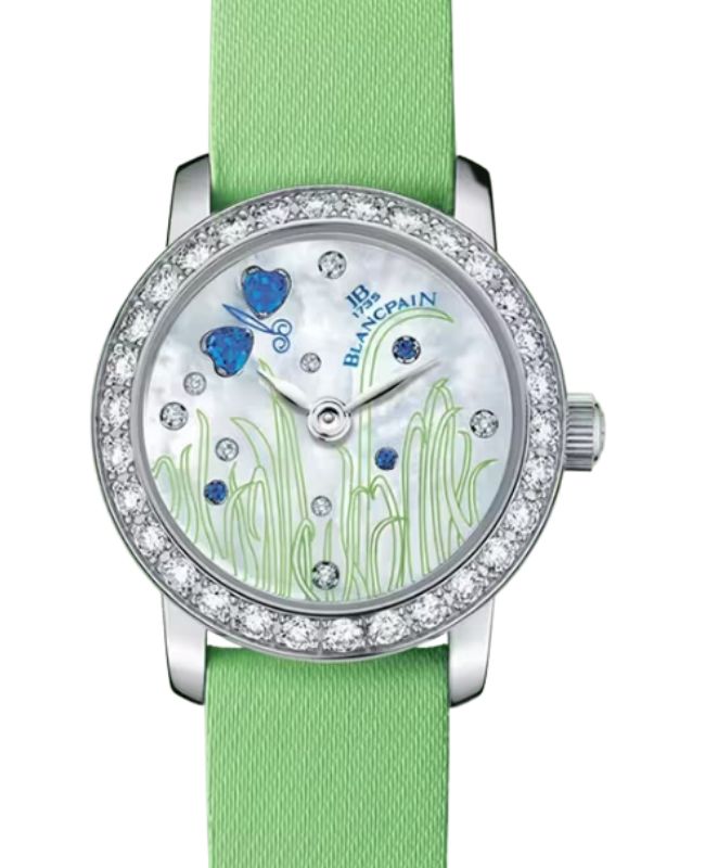 Blancpain Ladybird Ultraplate White Gold 21.5mm Mother of Pearl Dial 0062 1954F 52A - BRAND NEW