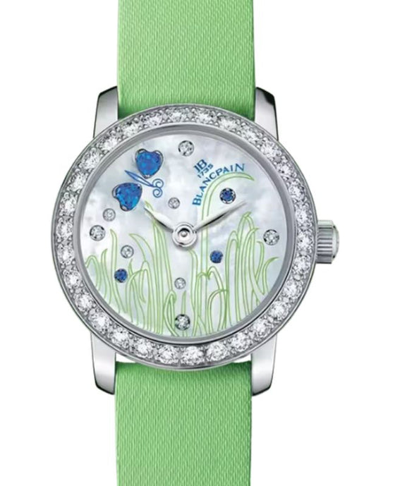 Blancpain Ladybird Ultraplate White Gold 21.5mm Mother of Pearl Dial 0062 1954F 52A - BRAND NEW