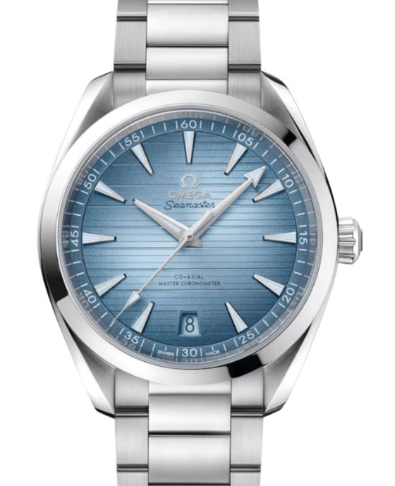 Omega Seamaster Aqua Terra 150M Co-Axial Master Chronometer Steel 41mm Blue Dial 220.10.41.21.03.005 - BRAND NEW