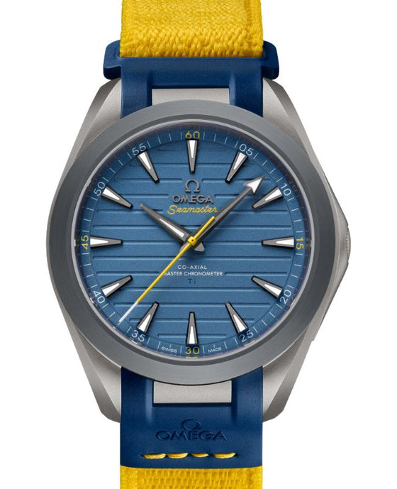 Omega Seamaster Aqua Terra 150M Co-Axial Master Chronometer Titanium 41mm Blue Dial 220.92.41.21.03.002 - BRAND NEW