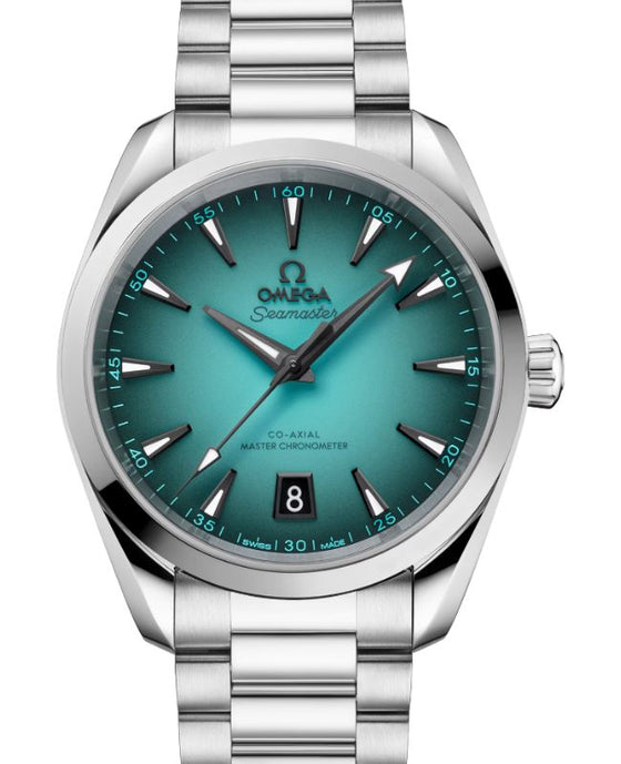 Omega Seamaster Aqua Terra 150M Co-Axial Master Chronometer Steel 38mm Turquoise Dial 220.10.38.20.03.005 - BRAND NEW