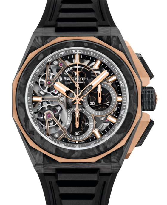 Zenith Defy Extreme Double Tourbillon Carbon Fiber Openworked Dial 12.9100.9020/78.I200 - BRAND NEW