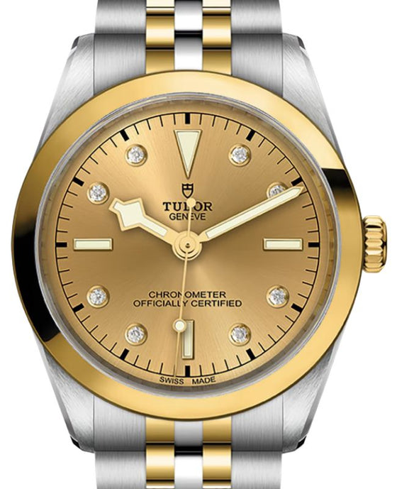 Tudor Black Bay One 36mm S&G Steel Champagne Diamonds Dial M79643-0008 - BRAND NEW