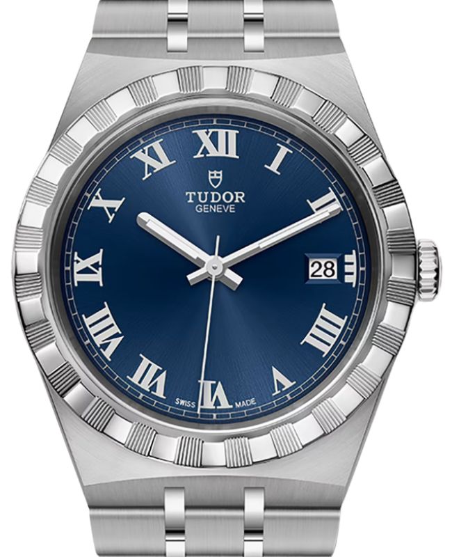 Tudor Royal Steel Blue Dial 38mm Notched Bezel M28500-0005 - BRAND NEW