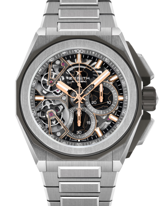 Zenith Defy Extreme Double Tourbillon Titanium Openworked Dial 95.9100.9020/78.I001 - BRAND NEW