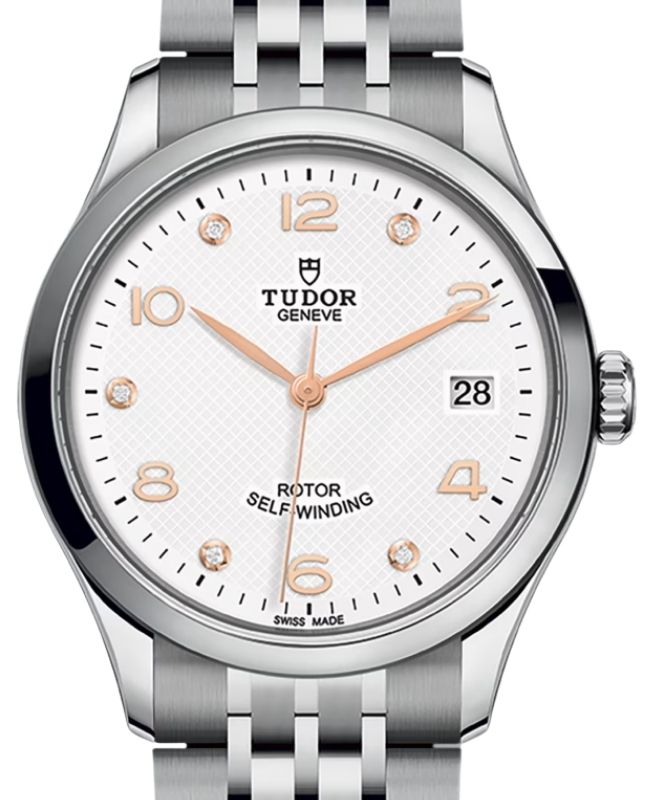 Tudor 1926 Steel/Bracelet 39mm White Diamond Dial M91550-0013