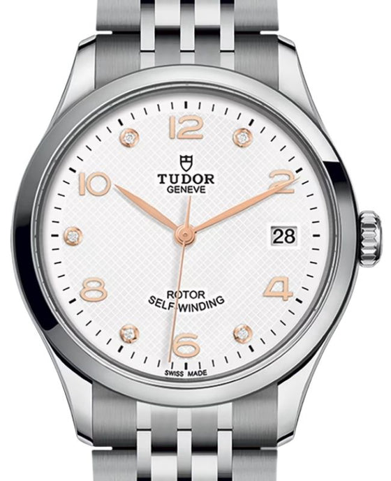 Tudor 1926 Steel/Bracelet 39mm White Diamond Dial M91550-0013