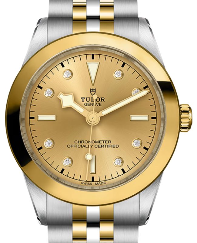 Tudor Black Bay One 39mm S&G Steel Yellow Gold Champagne Diamonds Dial M79663-0008